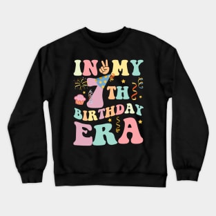 In My 7th Birthday Era b-day gift for girl Crewneck Sweatshirt